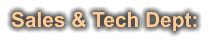 Sales & Tech Dept: