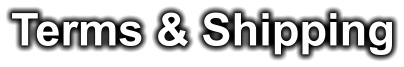 Terms & Shipping